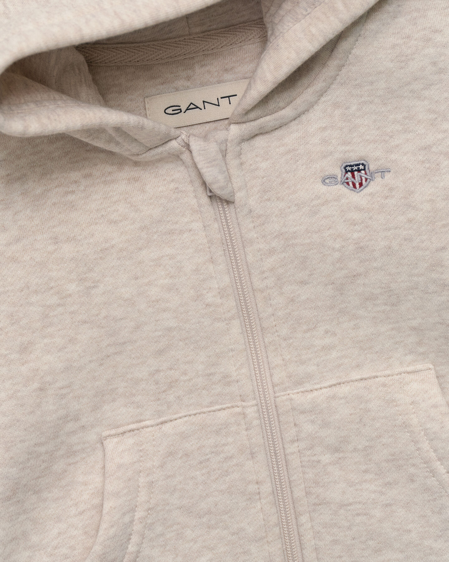 Felpa con cappuccio e zip Shield Baby