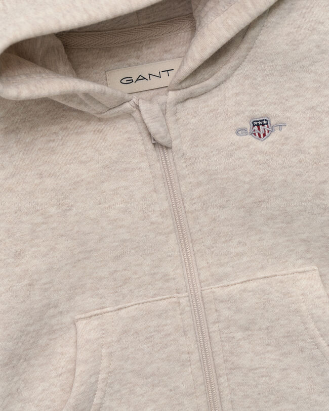 Felpa con cappuccio e zip Shield Baby