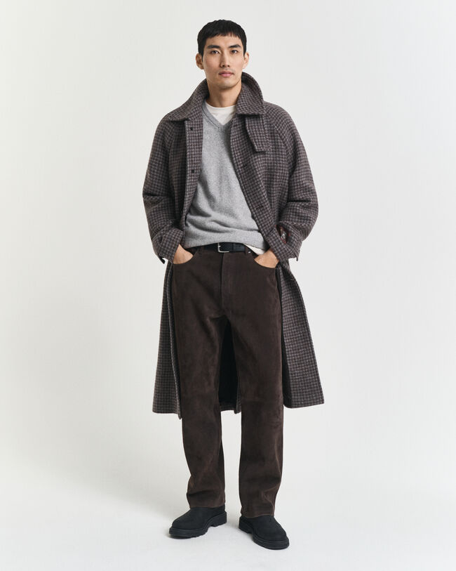 Maglia con scollo a V in finissima lana d’agnello