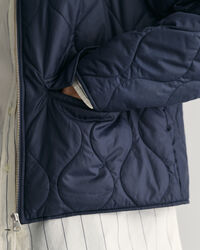 Giacca con colletto trapuntata