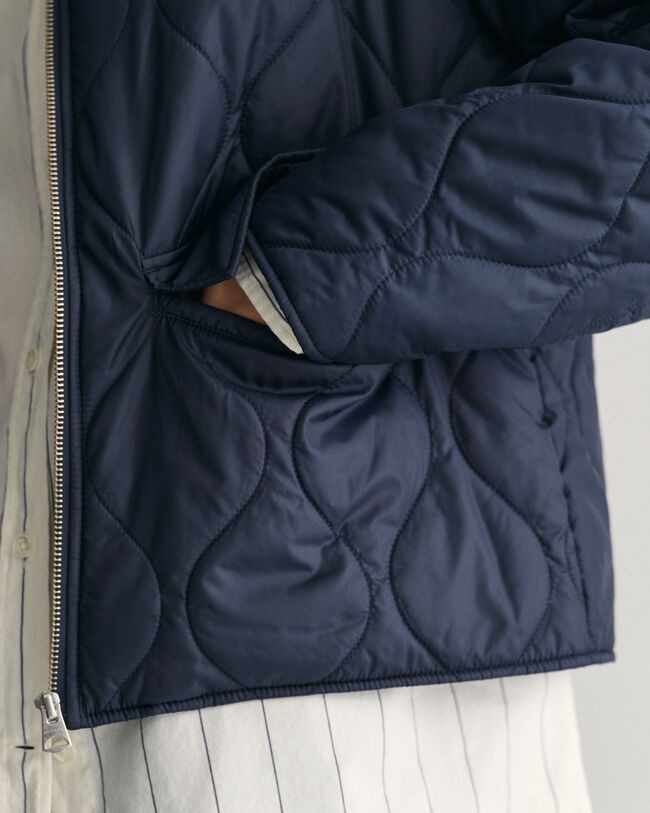 Giacca con colletto trapuntata