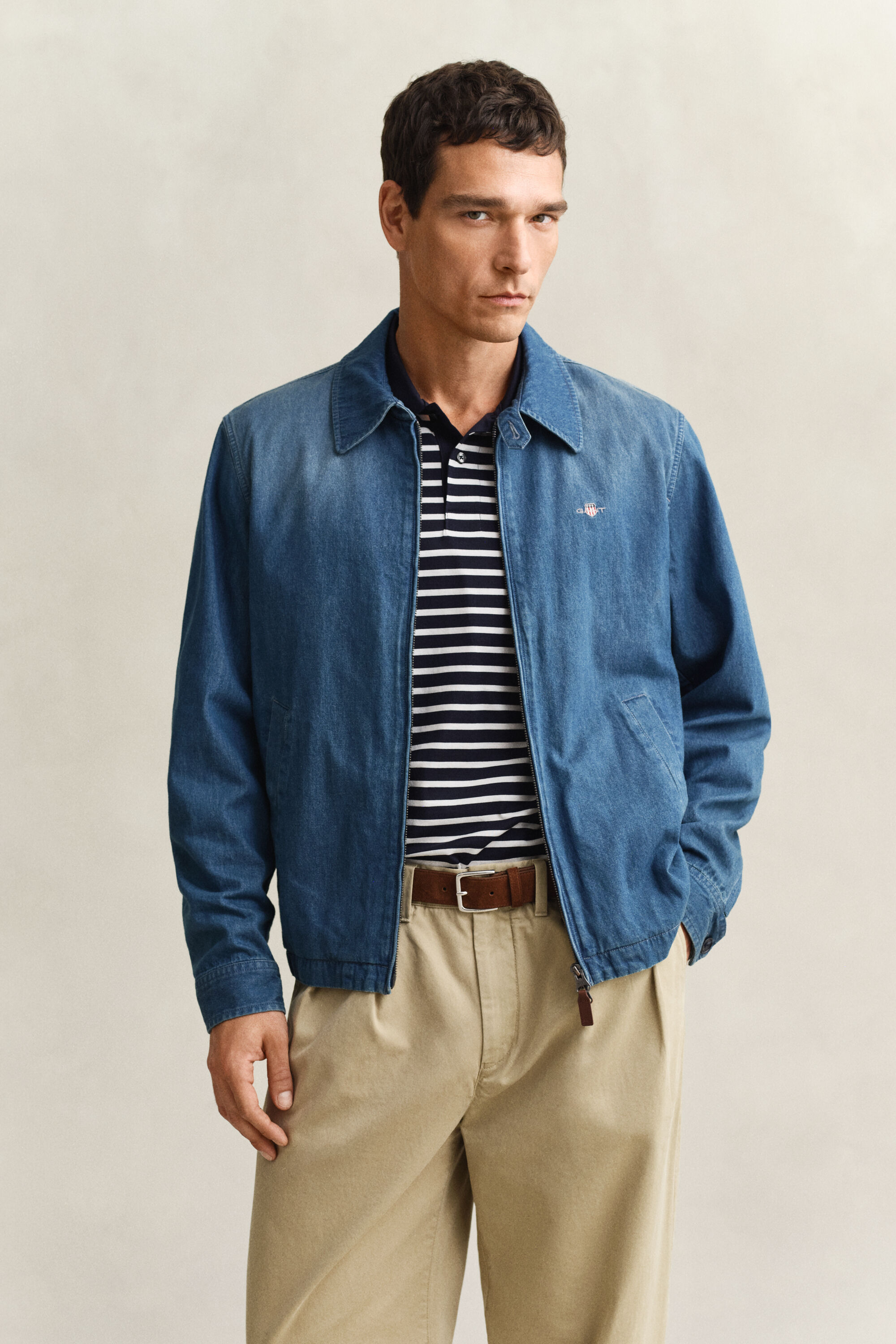Giacca Windcheater Indigo