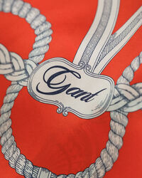 Sciarpa in seta con stampa nautica