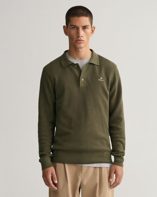 Polo in piqu&eacute; di cotone