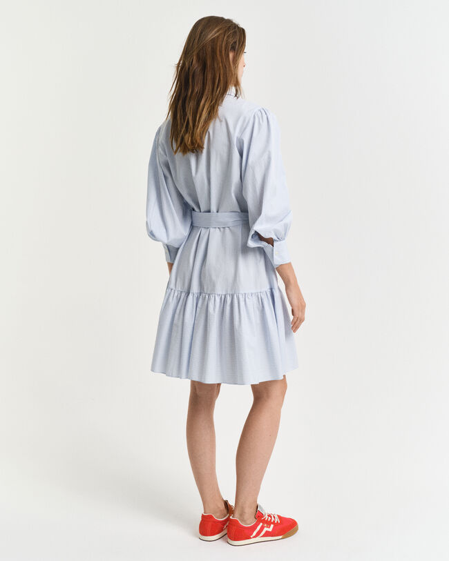 Abito classico in popeline a righe