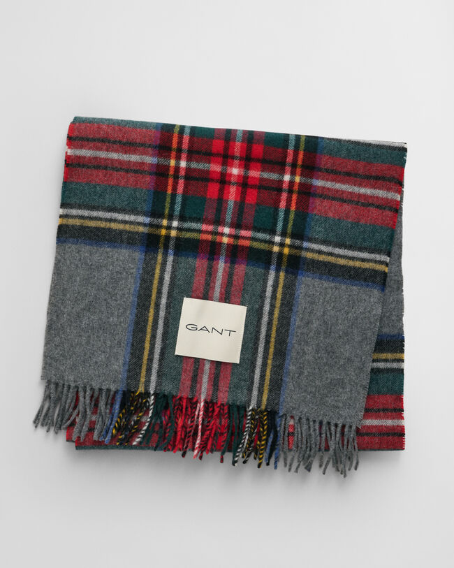 Sciarpa Tartan in misto cashmere