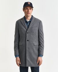 Cappotto in lana bicolore