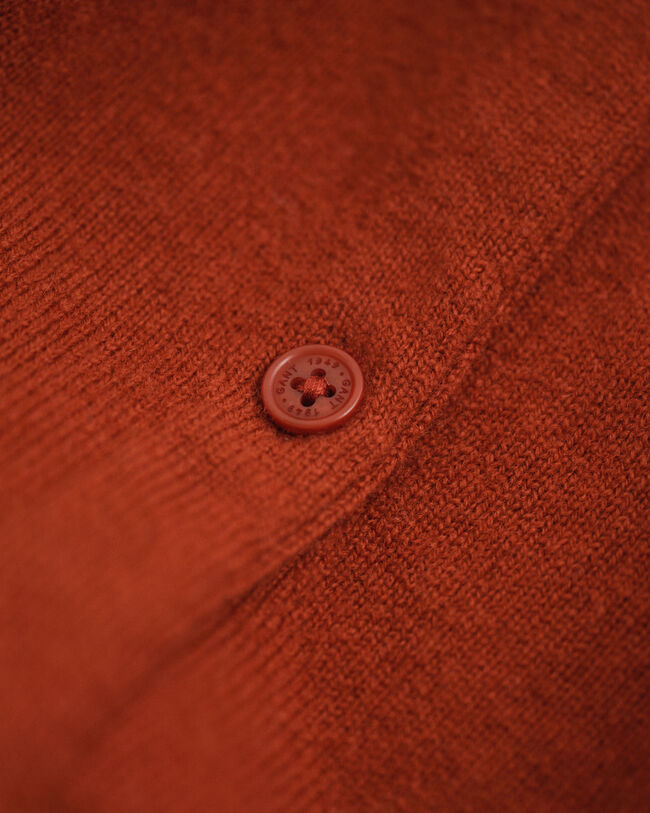 Cardigan in finissima lana d'agnello