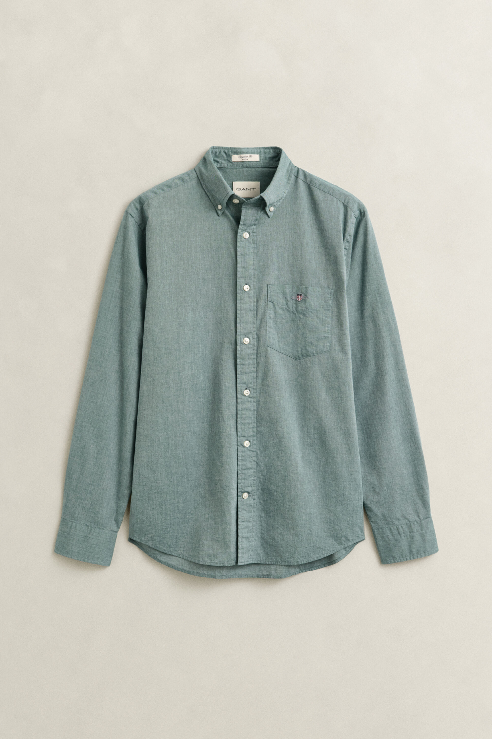 Camicia classica in popeline regular fit