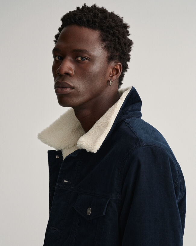 Giacca Trucker in velluto a coste