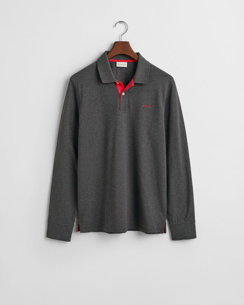 Rugger in piqué a contrasto