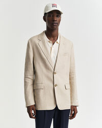 Blazer in lino regular fit