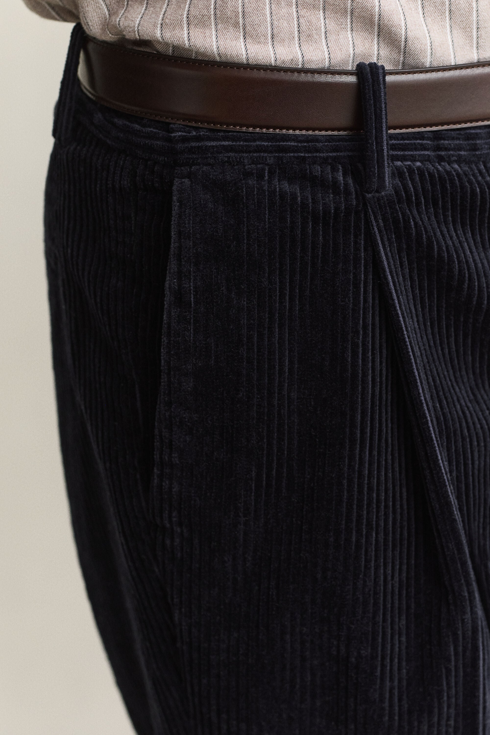Pantaloni da abito in velluto a coste