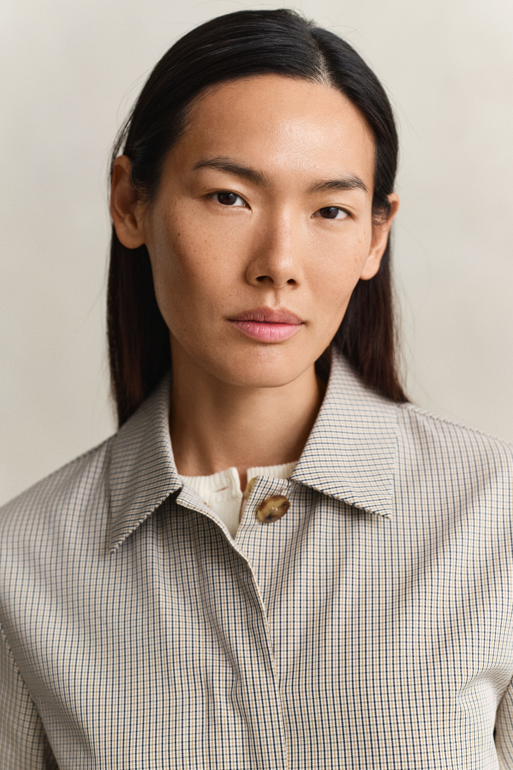 Impermeabile a quadri