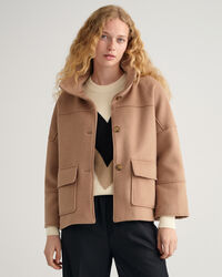 Giacca corta in misto lana