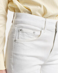 Jeans bianchi svasati slim fit