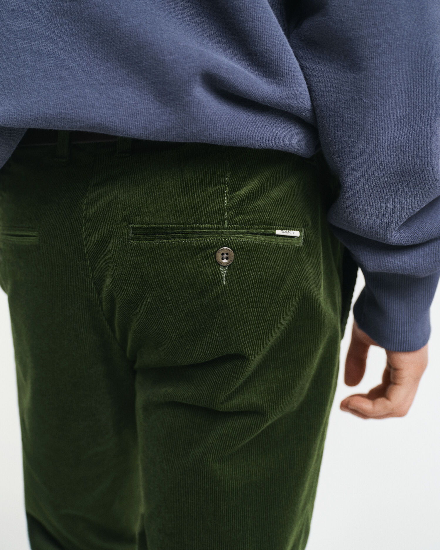Pantaloni chino in velluto a coste slim fit