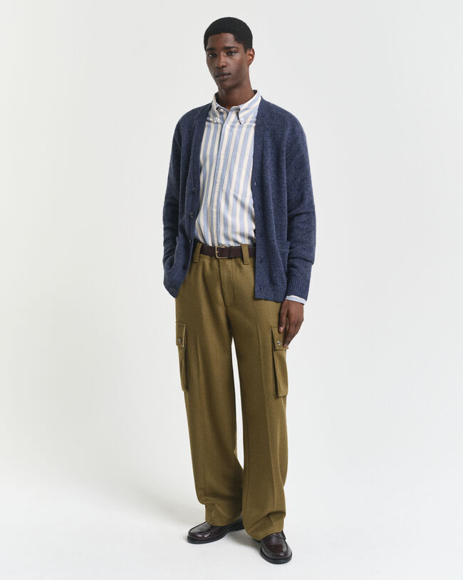 Cardigan in misto lana mouliné