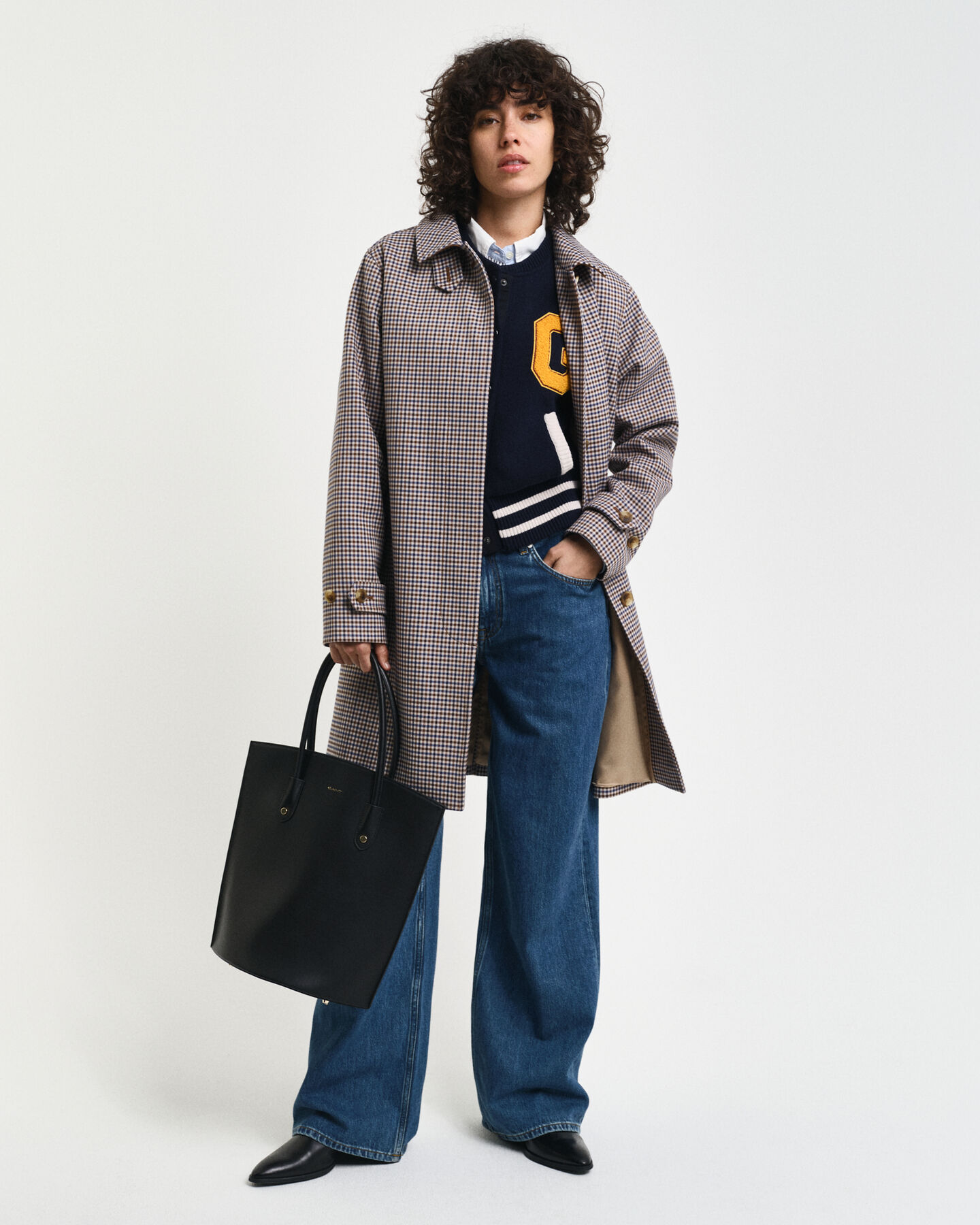 Impermeabile a quadretti