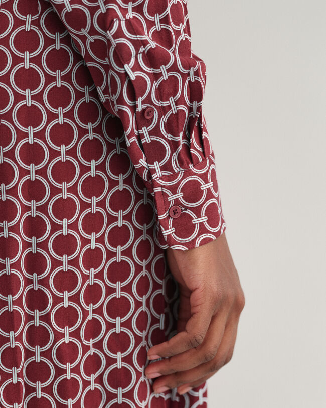 Abito chemisier Geometric slim fit