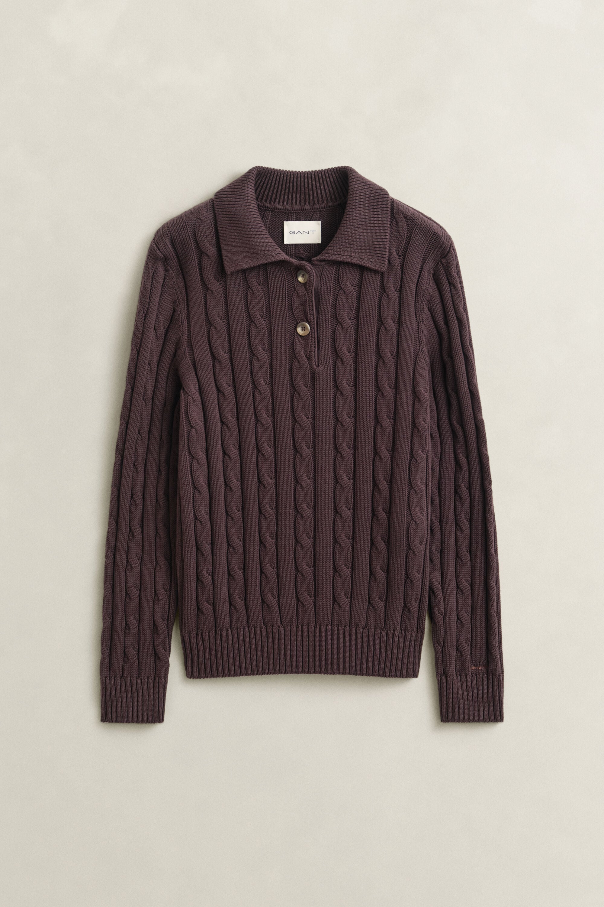 Maglia a trecce in cotone