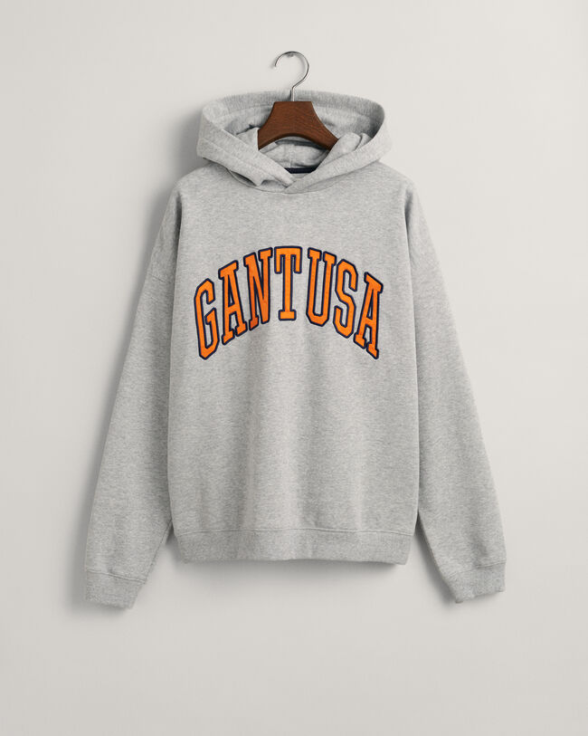 Felpa con cappuccio GANT USA oversize Teens