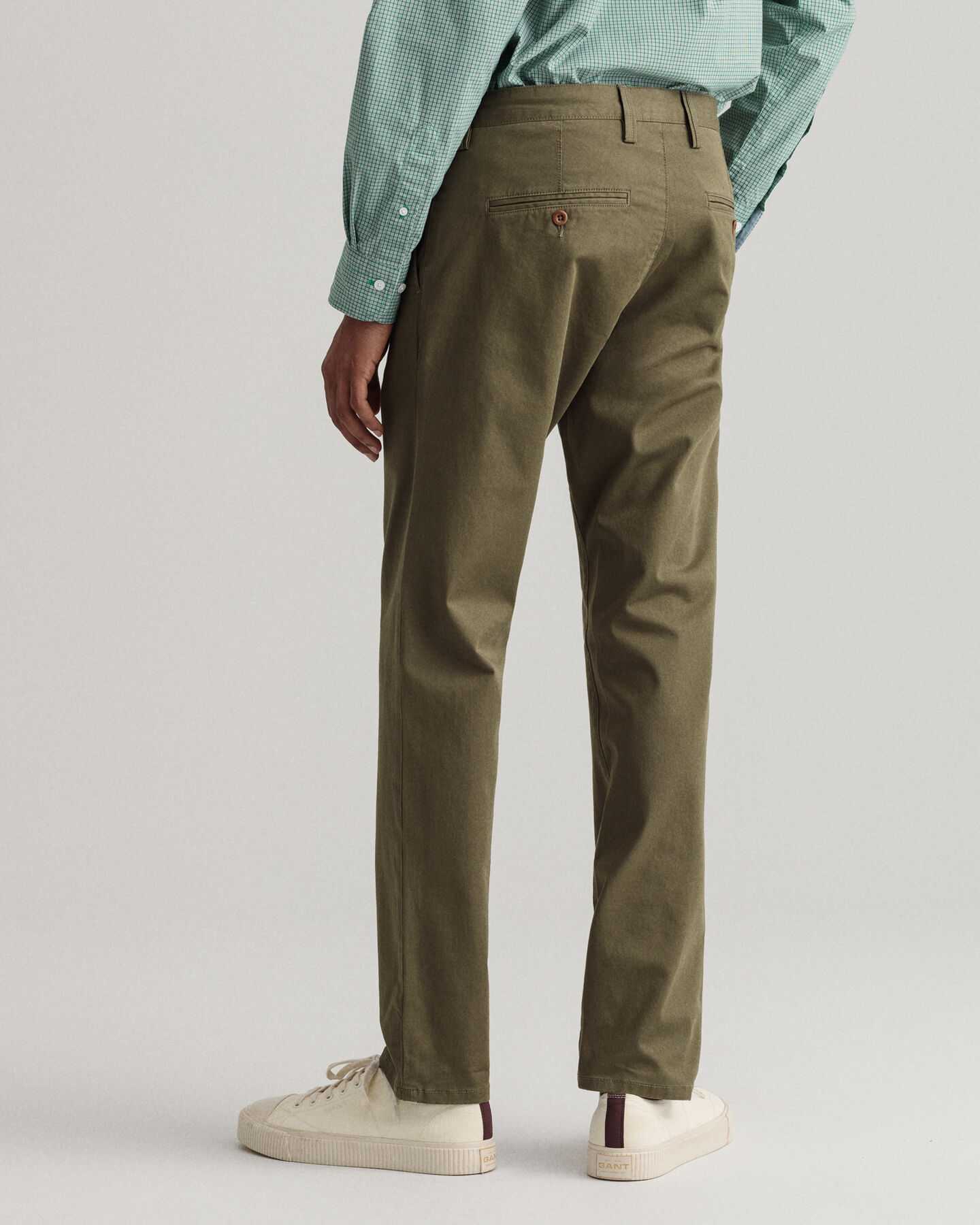Pantaloni chino Hallden in twill slim fit