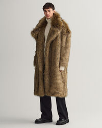 Cappotto in pelliccia sintetica