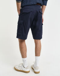 Pantaloncini cargo in twill relaxed fit