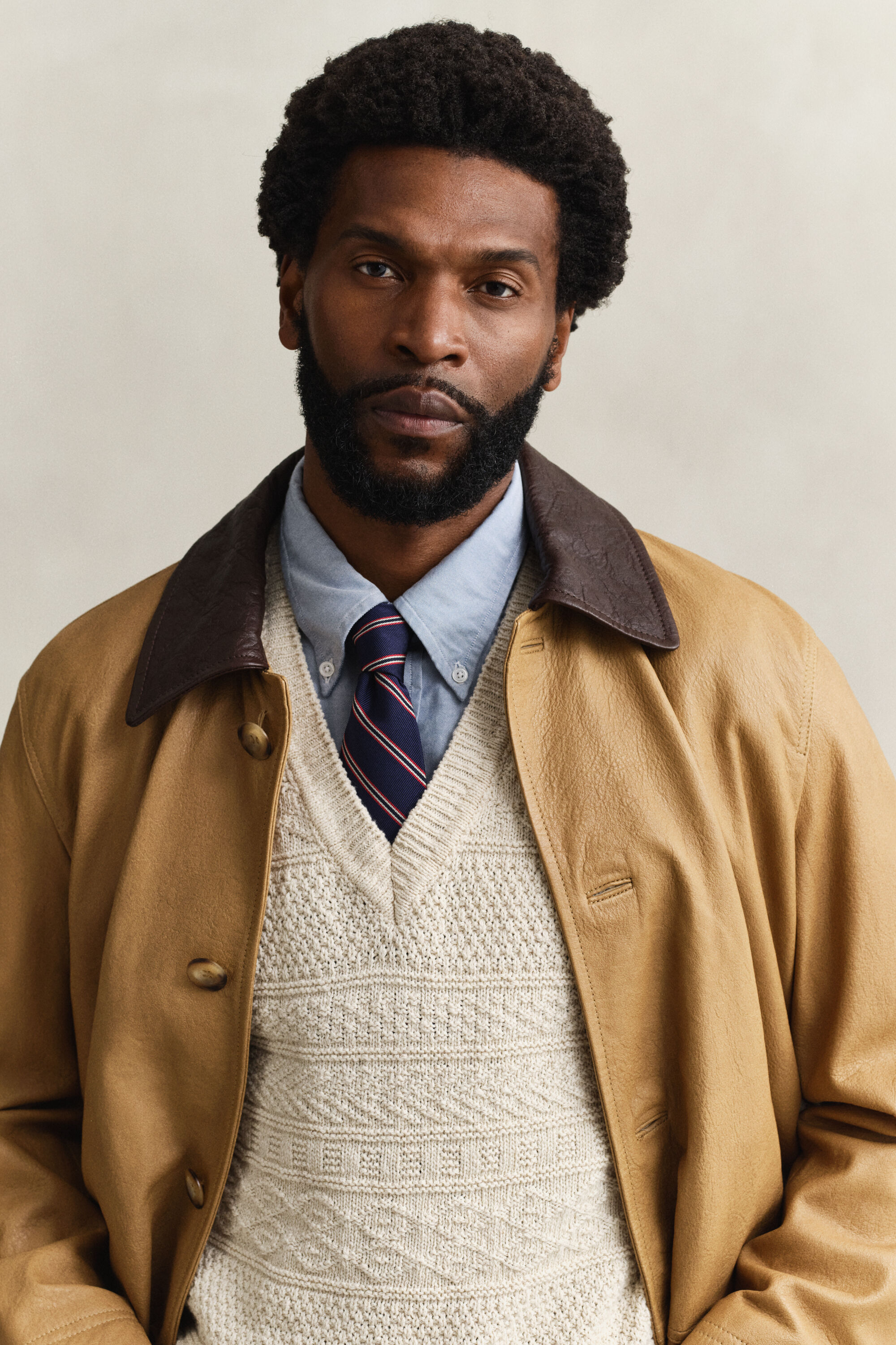 Giacca Decker in pelle