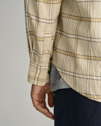 Camicia a quadri testurizzata oversize