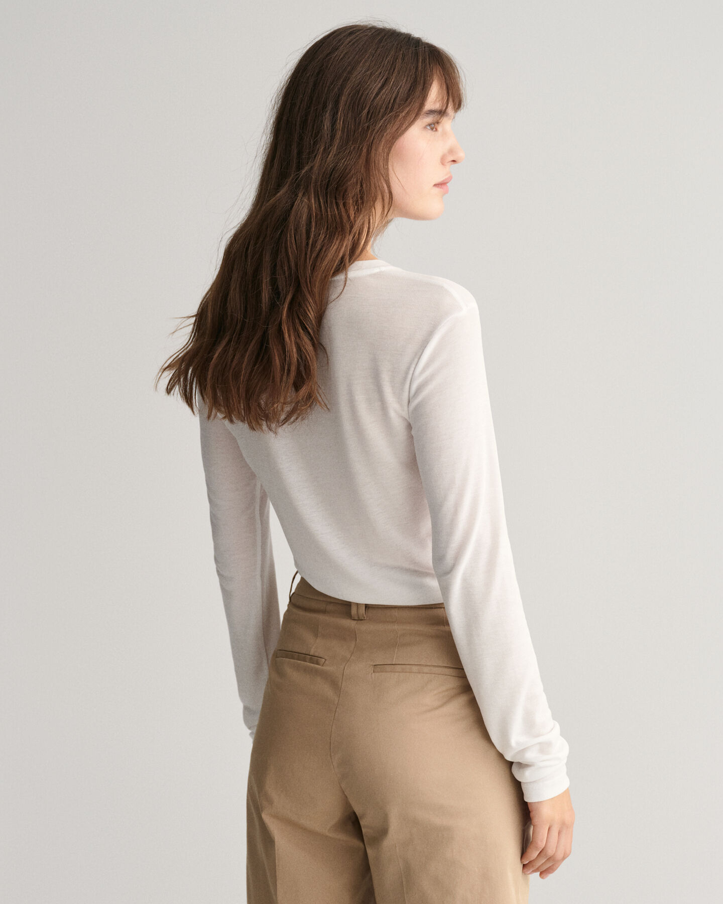 T-shirt leggera a maniche lunghe