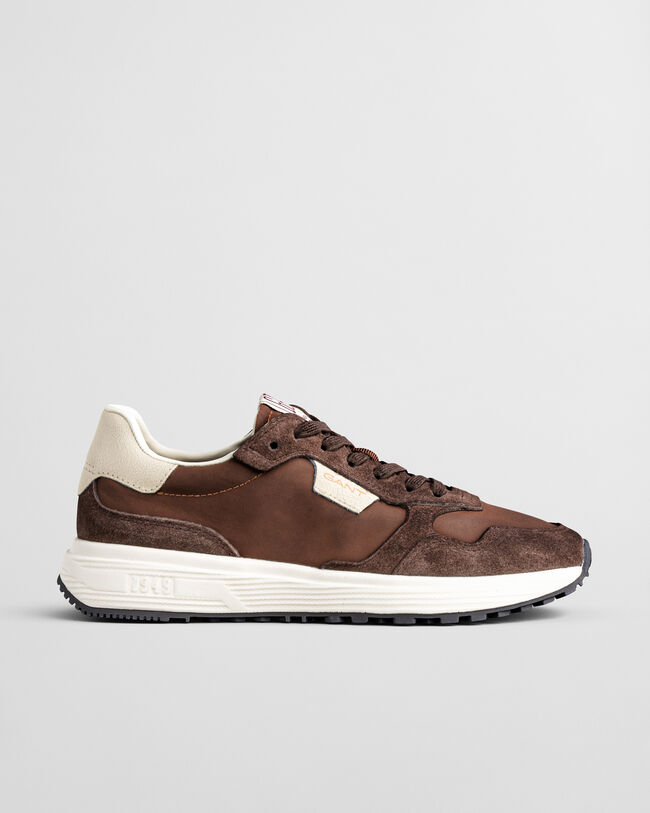 Sneakers Beywin in camoscio e nylon