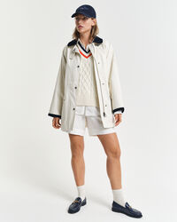 Pantaloncini Pull-on in misto lino relaxed fit