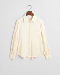 Camicia in raso a righe regular fit