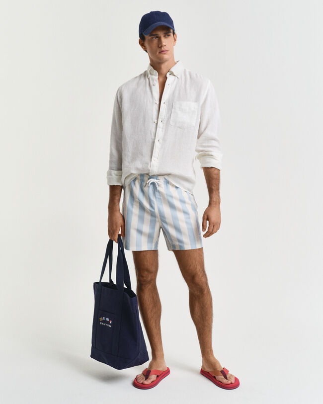 Pantaloncini da bagno a righe larghe