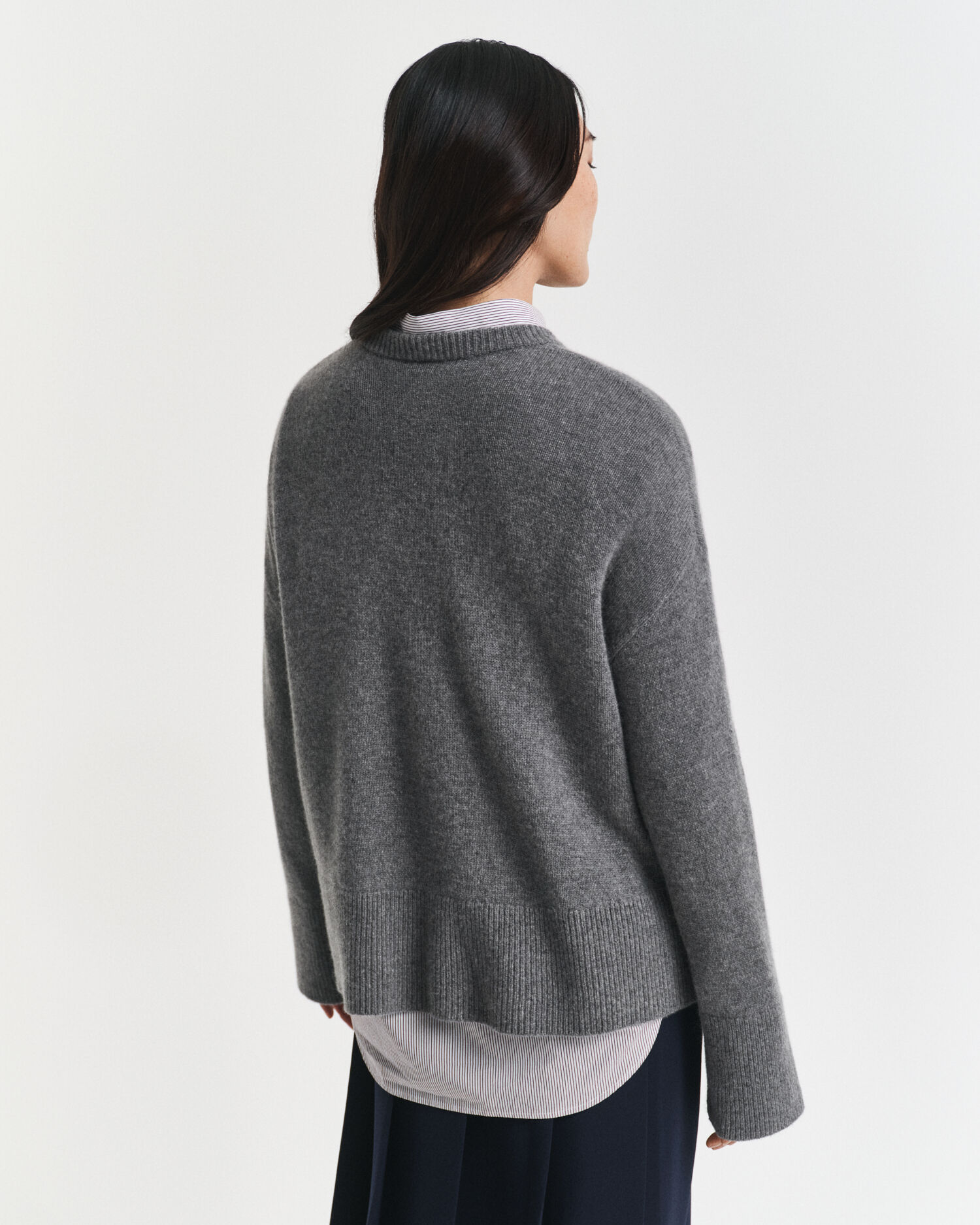 Maglia girocollo in cashmere