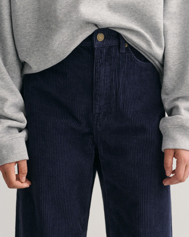 Pantaloni in velluto a coste e gamba larga Teen Girls