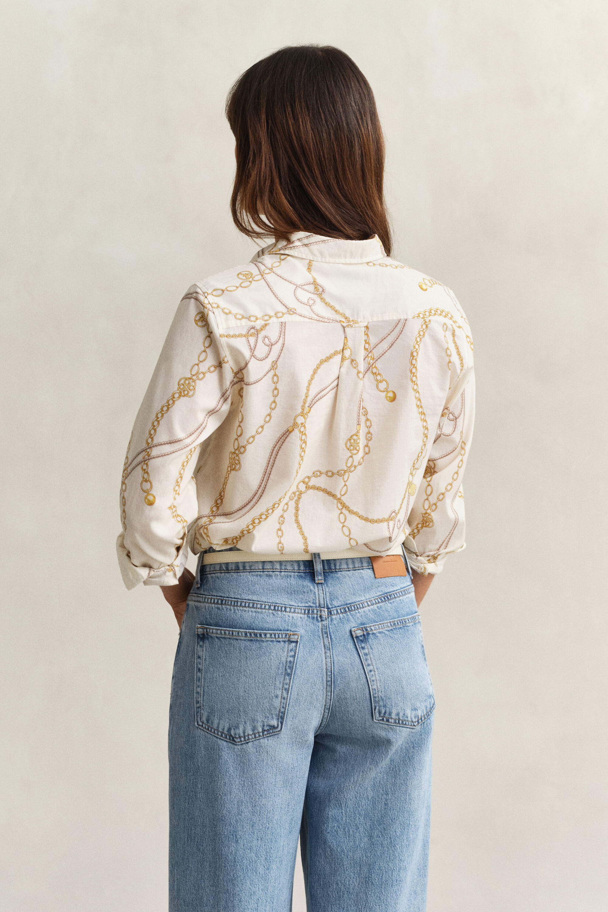 Camicia in voile di cotone