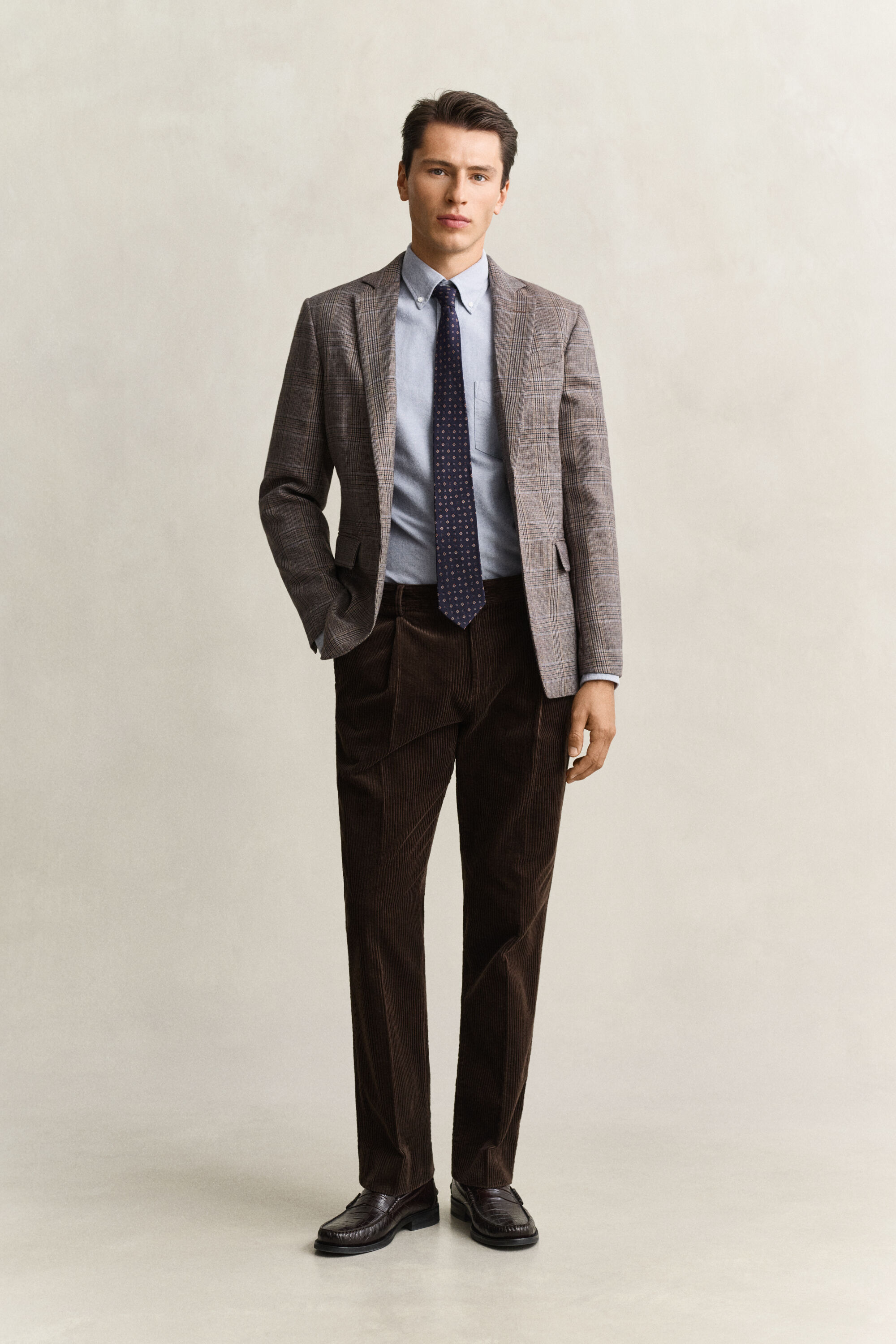 Camicia Oxford spazzolata