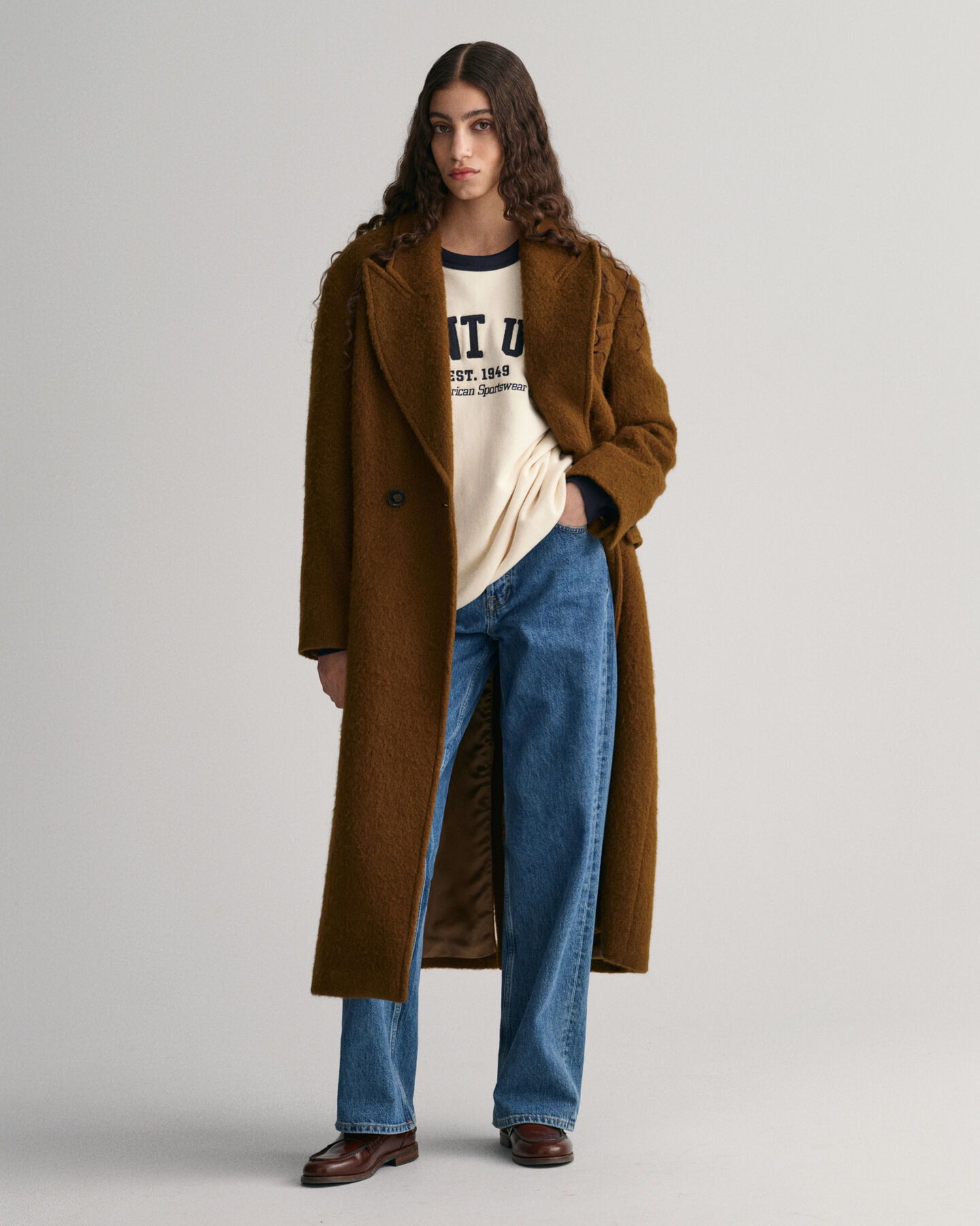 Felpa girocollo GANT USA