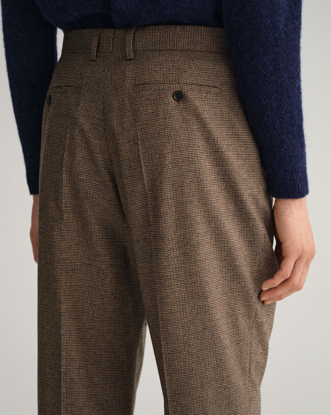 Pantaloni da abito pied-de-poule