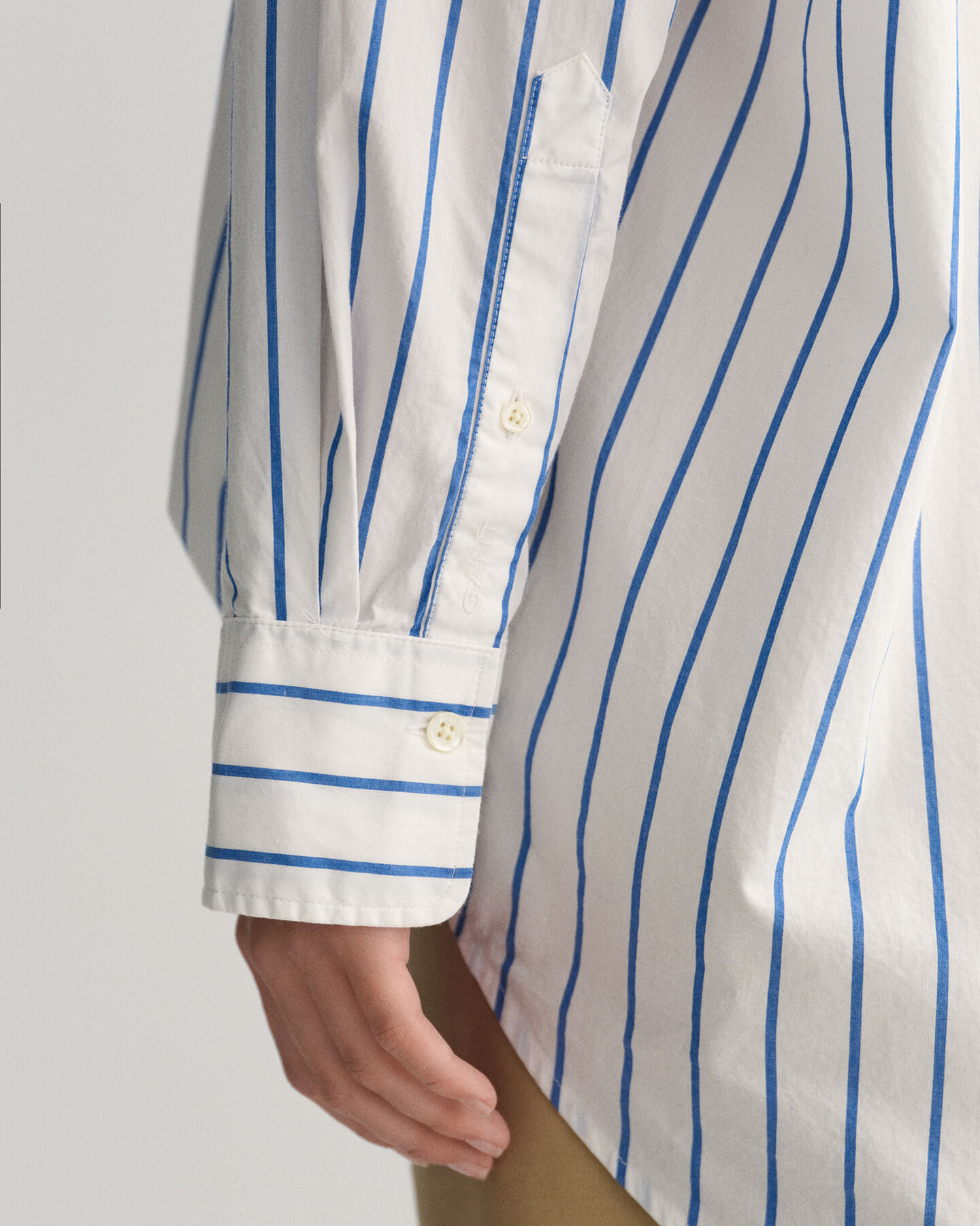 Camicia a righe oversize