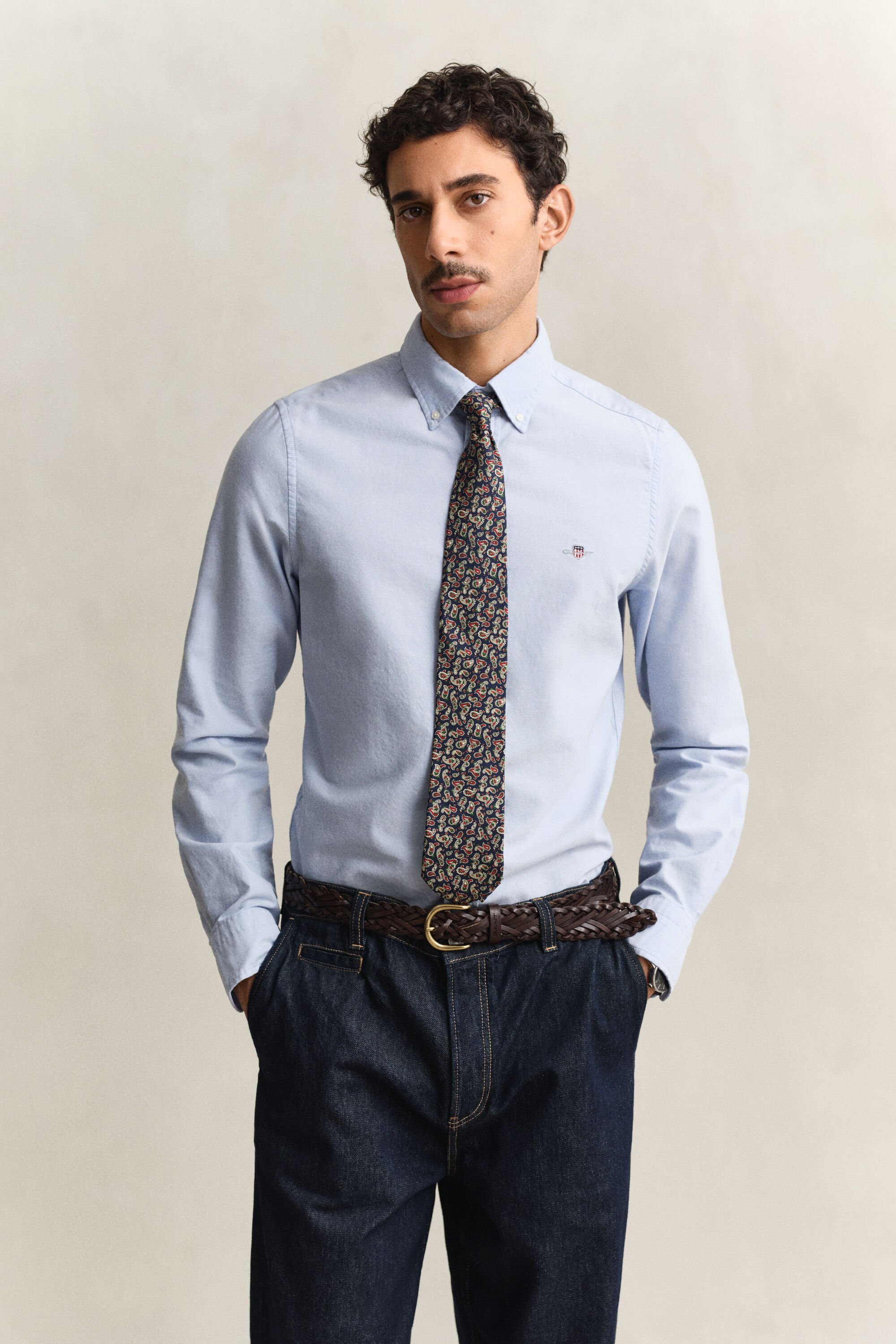 Camicia Oxford classica slim fit