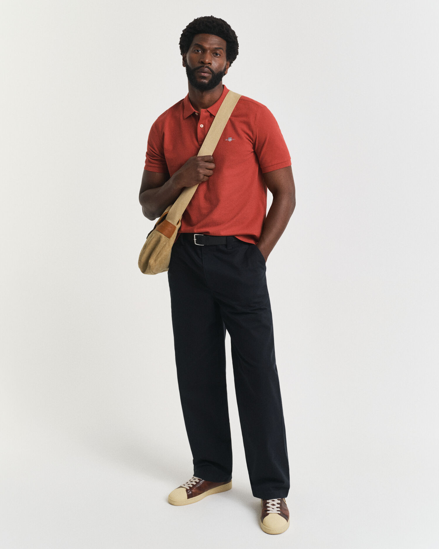 Polo Shield in piqué regular fit