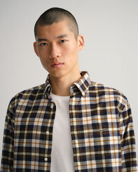 Camicia in Oxford scozzese pettinato regular fit