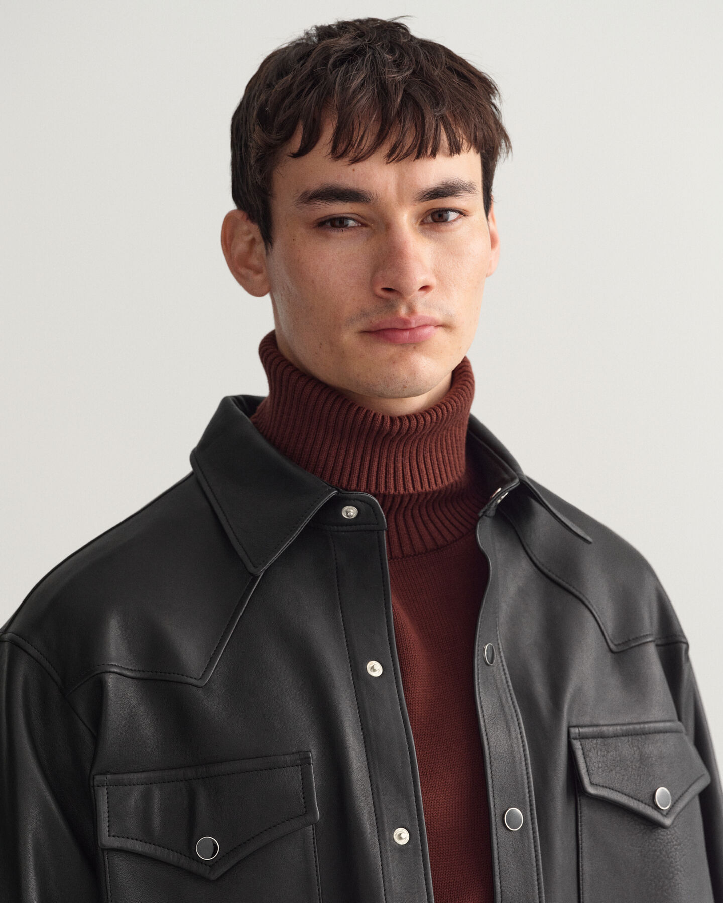 Camicia di pelle Rodeo relaxed fit