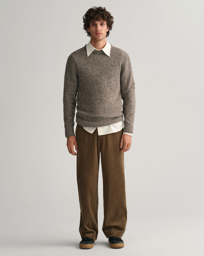 Pantaloni da abito in velluto a coste