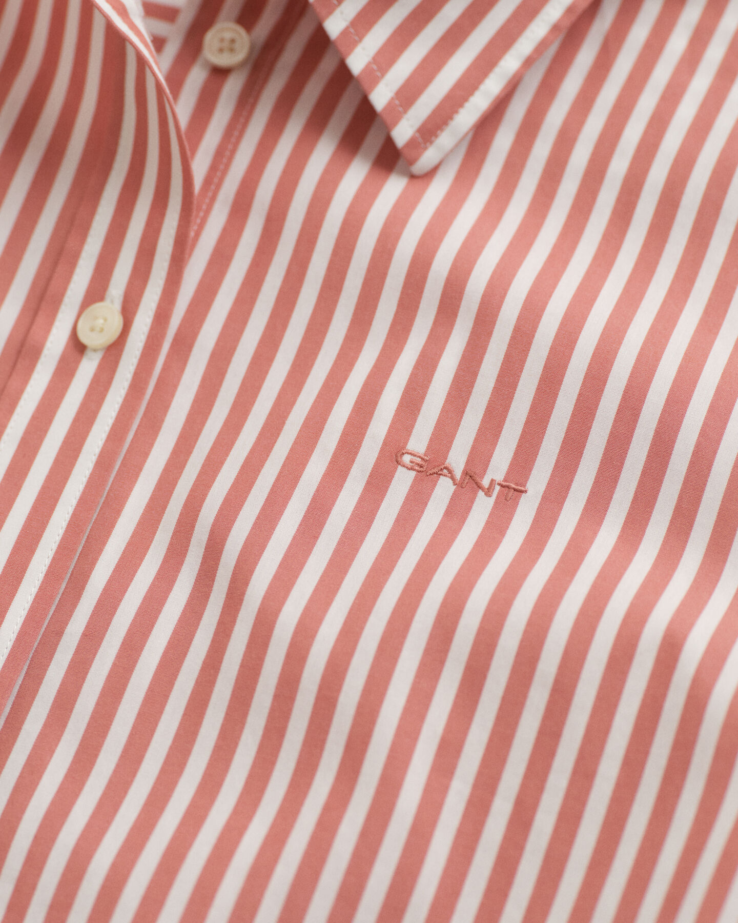 Camicia classica in popeline a righe regular fit