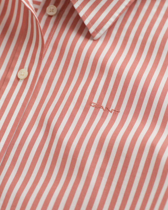 Camicia classica in popeline a righe regular fit